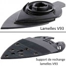 Patin de Ponçage et Support de Rechange  - V93 - RO 90 DX